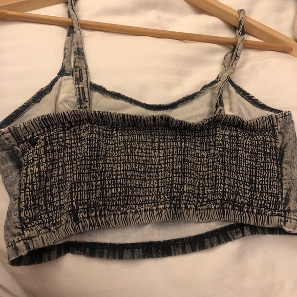 Urban Outfitters: Out From Under denim bralette/cropped cami. - Picture 2 of 2